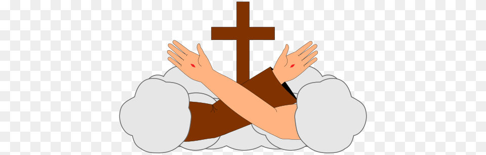 Franciscans, Kneeling, Person, Cross, Symbol Free Transparent Png