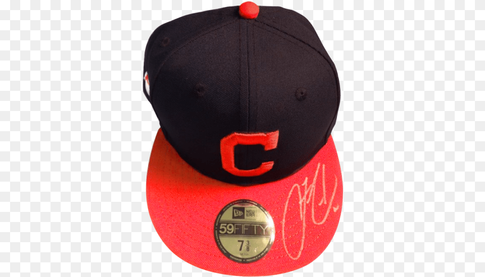 Francisco Lindor Autographed Navy U0026 Red Indians Hat Magento, Baseball Cap, Cap, Clothing Png Image