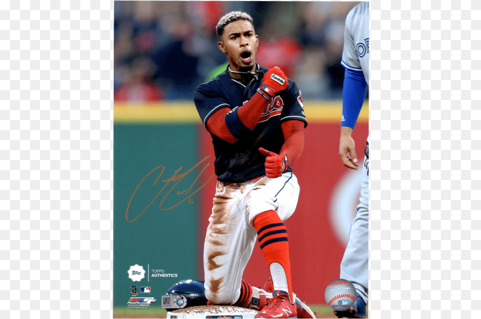 Francisco Lindor Autographed Yellingsrc Https Architecture, Ball, Person, People, Sport Free Transparent Png