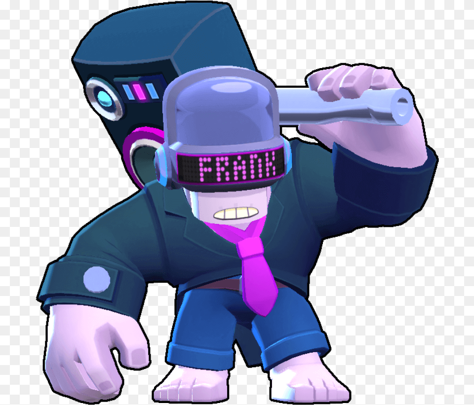 Frank In Brawl Stars Brawlers On Star List Franck Dj Brawl Stars, Toy, Robot Free Png Download