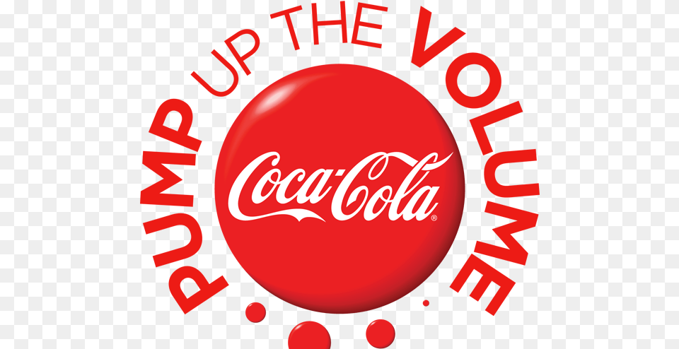 Frank Punshon Portfolio Coke Pump Up The Volume Logo Coca Cola, Beverage, Soda, Food, Ketchup Free Transparent Png