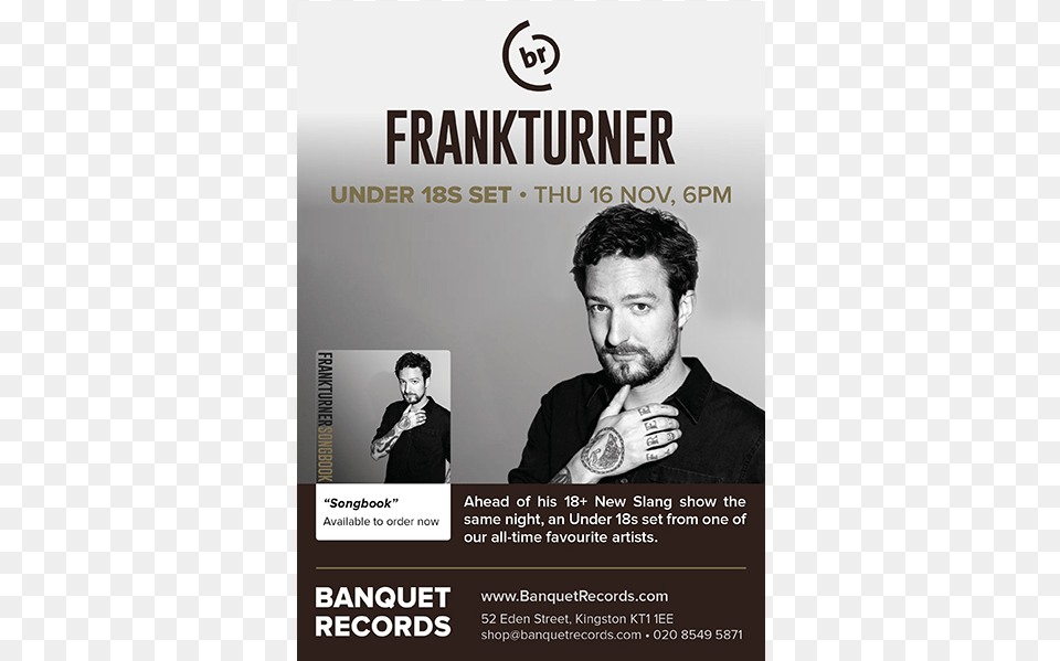 Frank Turner Songbook Lp Box Set Deluxe Edition, Advertisement, Poster, Adult, Male Free Png