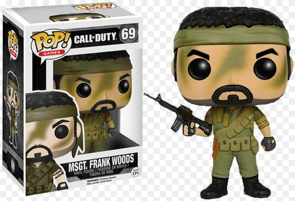 Frank Woods Frank Woods Funko Pop, Gun, Weapon, Firearm, Baby Png