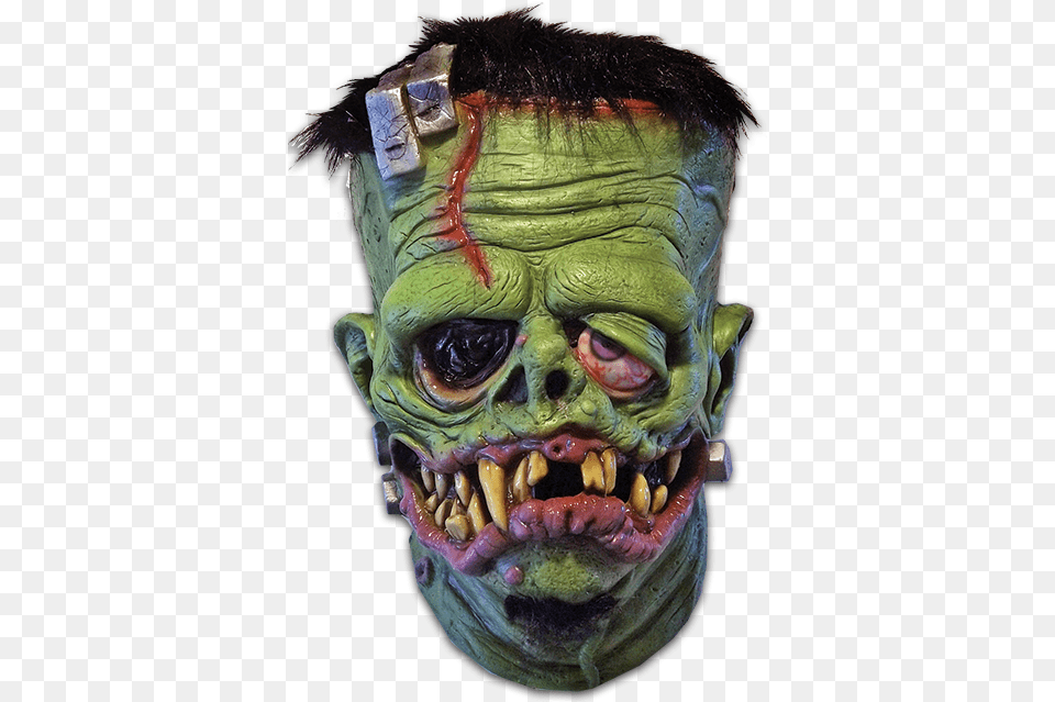 Franken Fink Halloween Mask Fink Mask, Teeth, Body Part, Mouth, Person Free Png Download