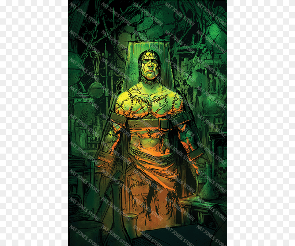 Frankenstein Art, Adult, Female, Person, Woman Png