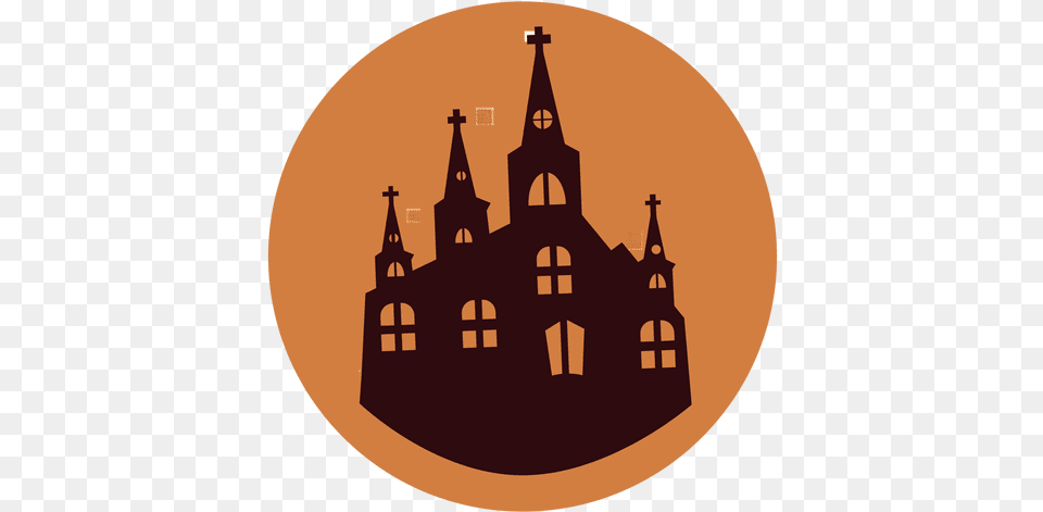 Frankenstein Castle Circle Icon U0026 Svg Animated Church, Architecture, Building, Spire, Tower Free Transparent Png