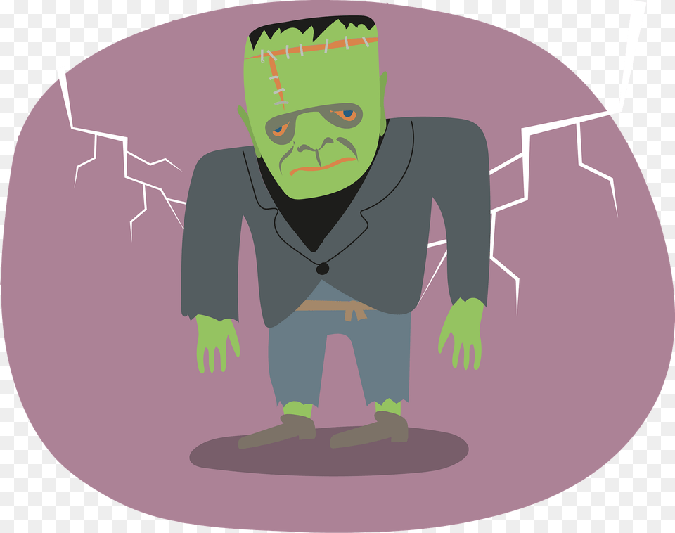 Frankenstein Clipart, Person, Art, Graphics, Face Png Image