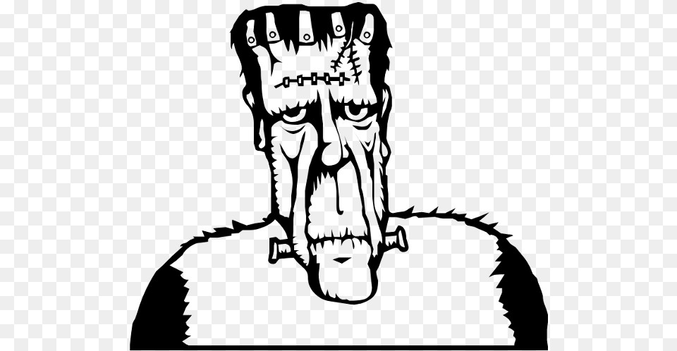 Frankenstein Clipart Drawing Frankenstein Clip Art, Gray Free Png Download