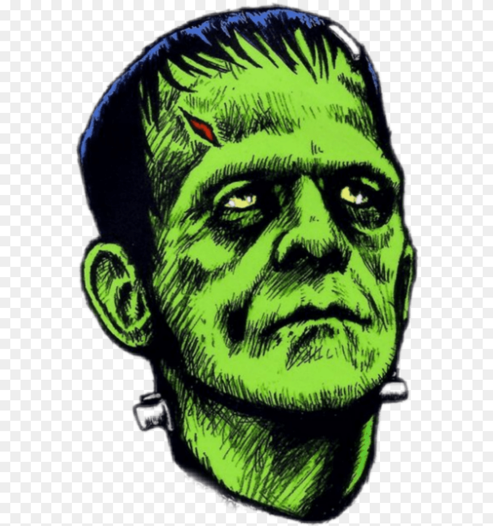 Frankenstein Frankenstein Sticker, Portrait, Photography, Person, Face Png