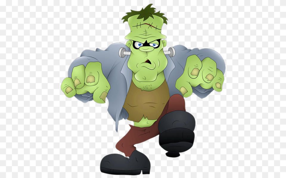 Frankenstein Halloween, Cartoon, Baby, Person, Face Png