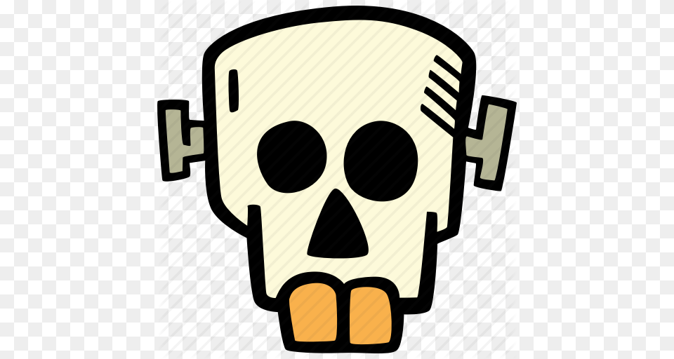 Frankenstein Halloween Holiday Scary Skull Spooky Icon Png