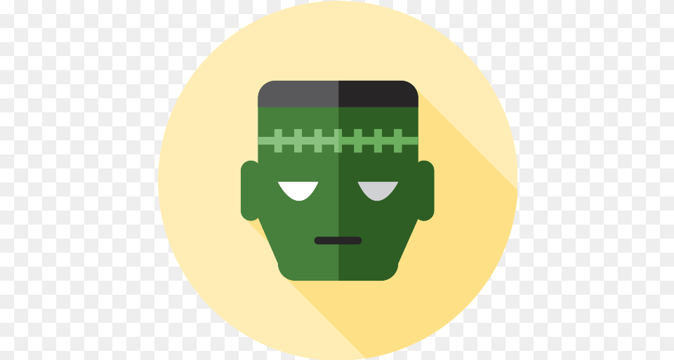 Frankenstein Icon Illustration, Photography, Green, Face, Head Free Transparent Png