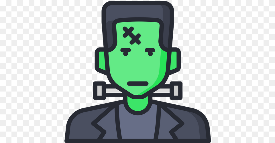 Frankenstein Icon Of Colored Outline Cartoon Free Transparent Png