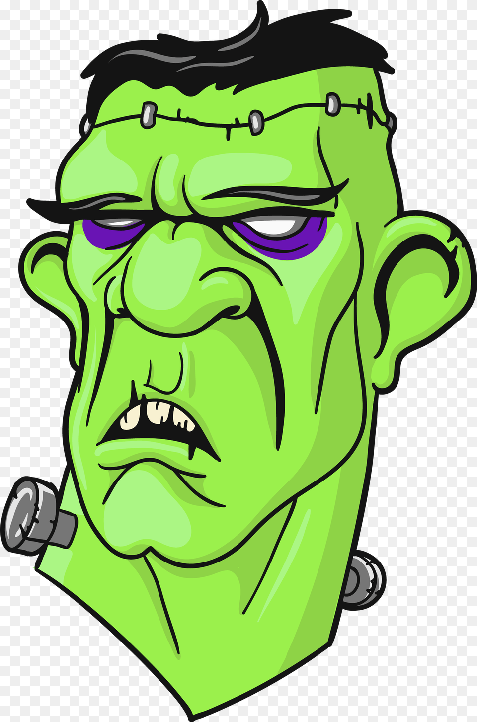 Frankenstein S Monster Clip Art Frankenstein Head, Green, Adult, Person, Man Free Png Download