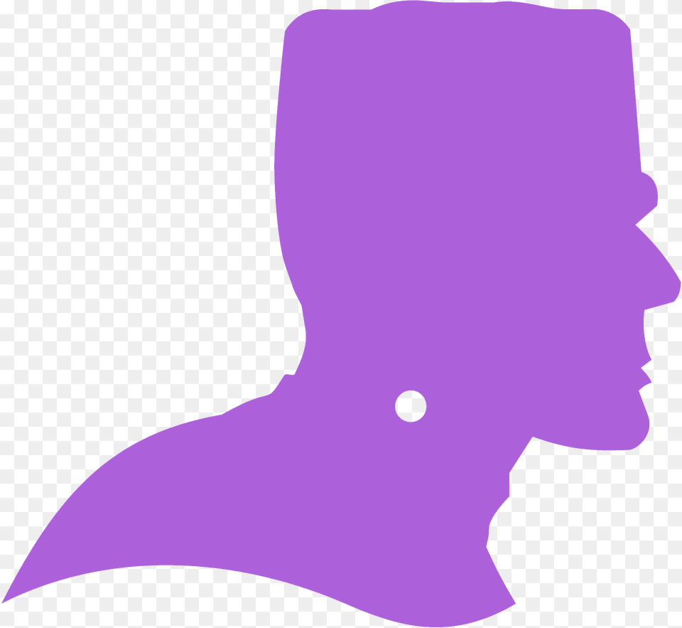 Frankenstein Side Profile Silhouette, Body Part, Face, Head, Neck Free Png Download