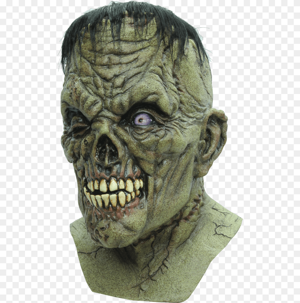 Frankenstein Zombie Mask, Alien, Adult, Person, Man Free Png