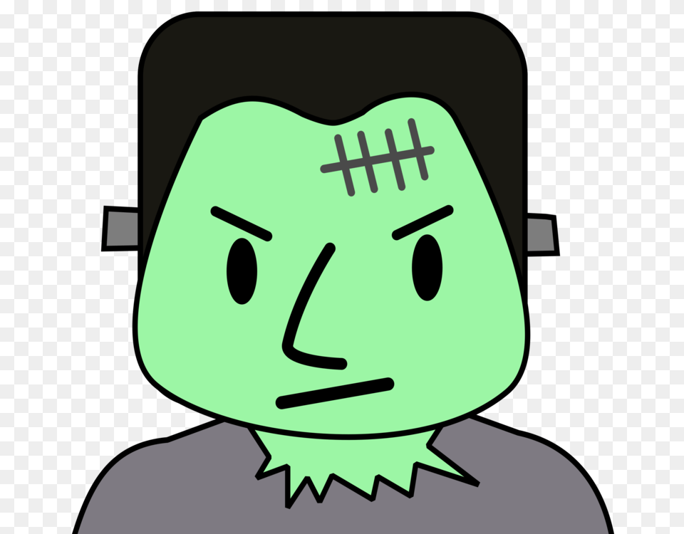 Frankensteins Monster Cartoon Document, Person Free Transparent Png