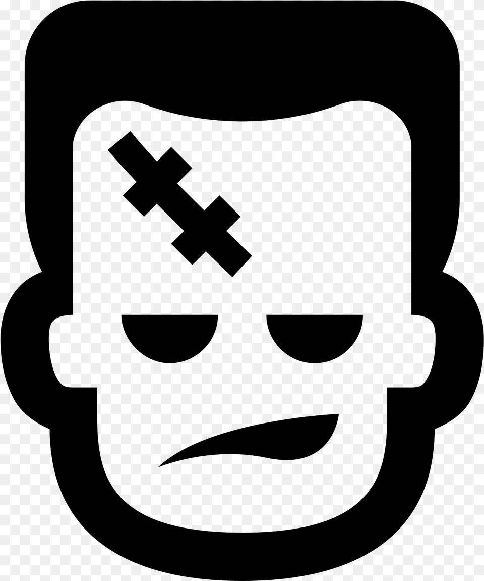 Frankensteins Monster Icon Frankenstein Monster Icon, Gray Png