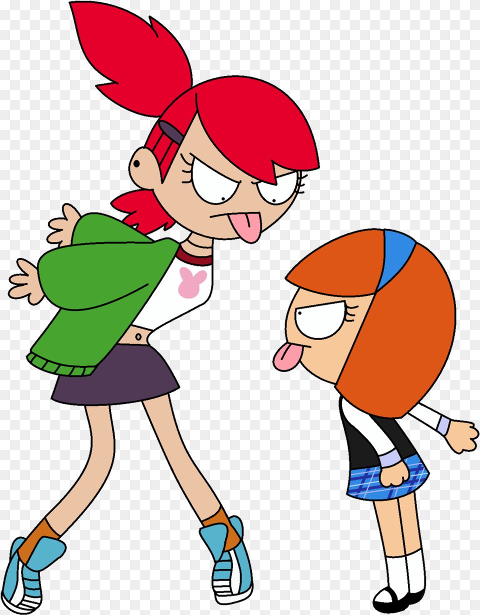 Frankie And Spoiled Girl Teasing Eachother Foster Home For Imaginary Friends Cookie, Baby, Person, Cartoon, Face Png Image