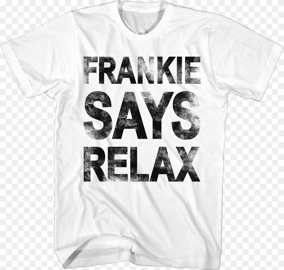 Frankie Says Relax Graffiti Vinyl Shirts, Clothing, Shirt, T-shirt Free Transparent Png