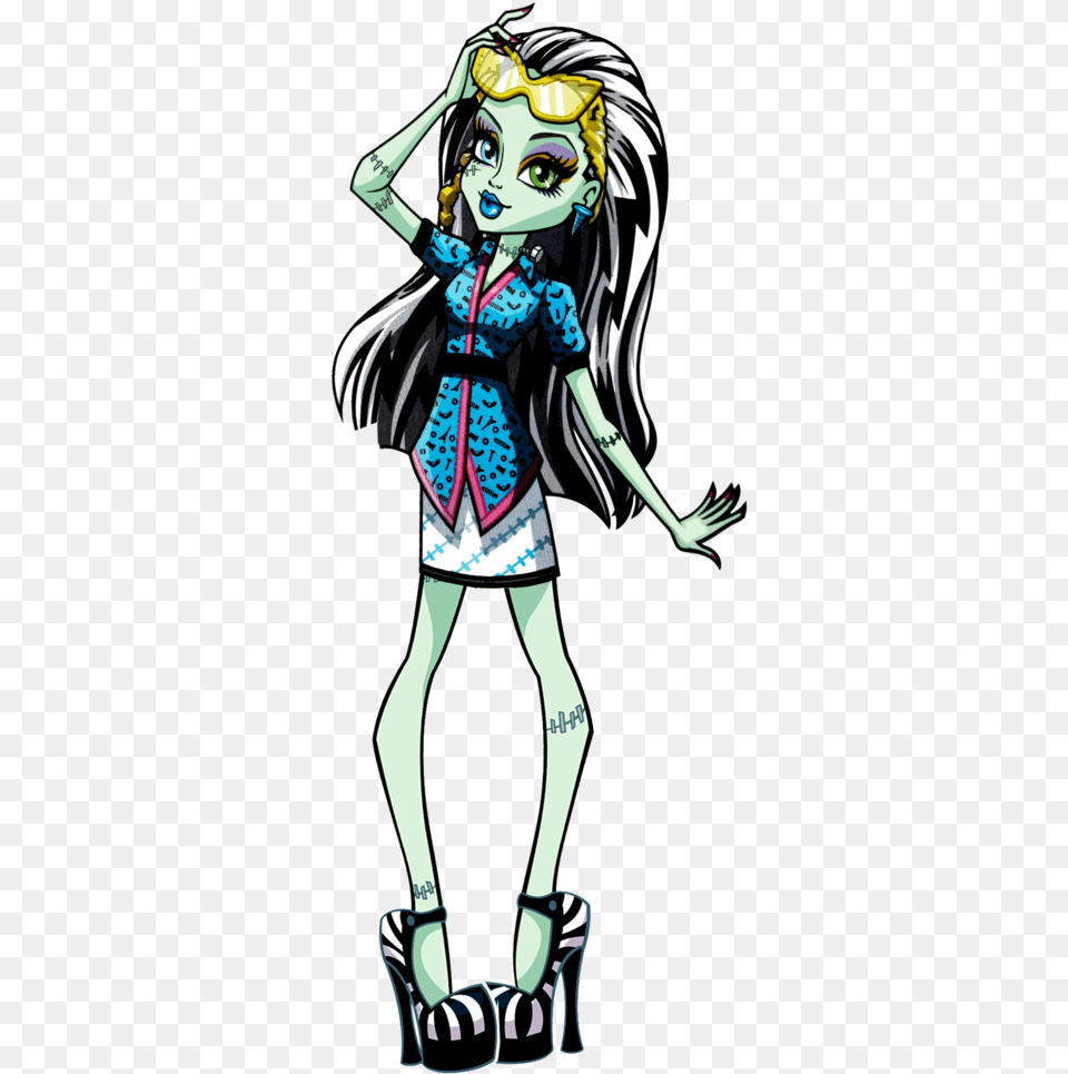 Frankie Stein Scaris Monster High Scaris City Of Frights Frankie Stein, Book, Comics, Publication, Adult Png