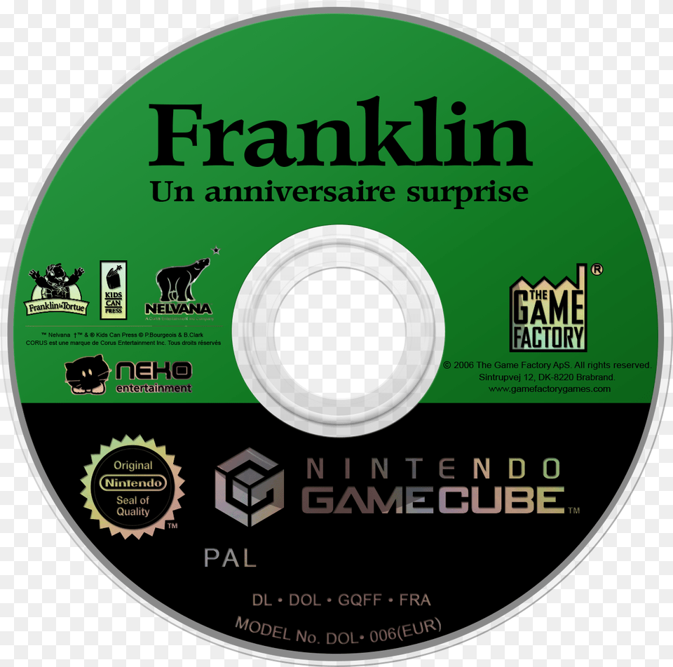 Franklin A Birthday Surprise Details Launchbox Games Database Nintendo Gamecube, Disk, Dvd Free Transparent Png