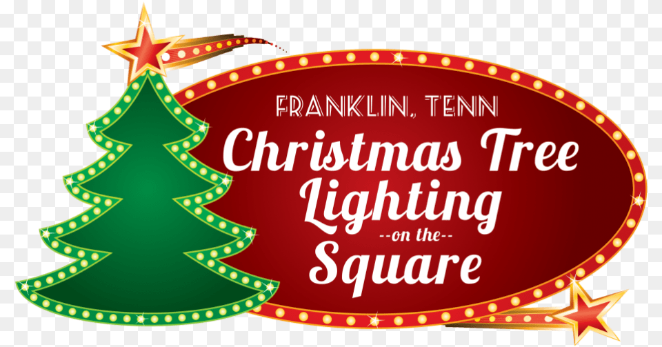 Franklin Christmas Tree Lighting In The Jagged Edge Love Potion, Festival, Christmas Decorations Free Transparent Png