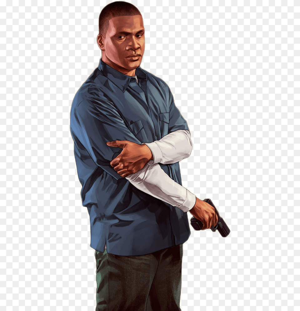 Franklin Clinton Gta V Gta 5 Grand Theft Auto V, Adult, Person, Man, Male Png Image