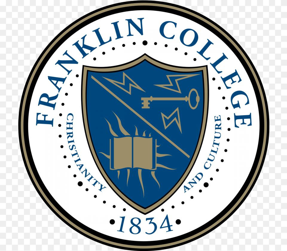 Franklin College Fires President Following Wisconsin Arrest Franklin College, Armor, Logo, Shield, Emblem Free Transparent Png