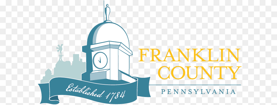 Franklin County Franklin County Pa Logo, Architecture, Building, Dome, Clock Tower Free Png