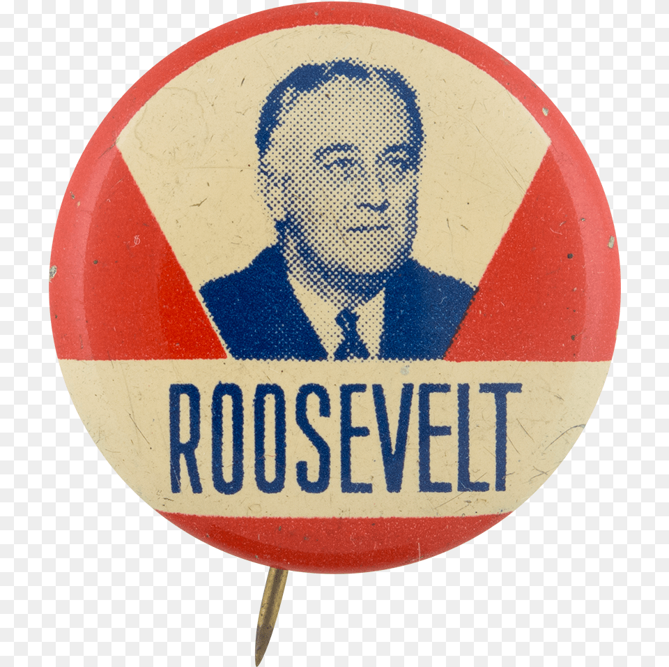 Franklin D Roosevelt Political Button Museum Plus Belle La Vie Ligo, Badge, Logo, Symbol, Baby Free Transparent Png