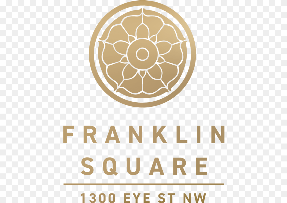 Franklin Square Logo Gold Final Circle, Advertisement, Poster, Book, Publication Free Png