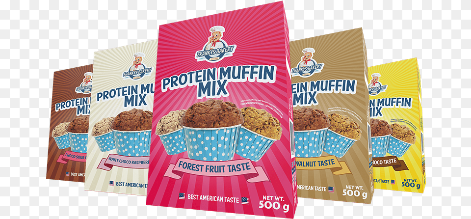 Frankys Bakery Protein Muffin Mix Forest Fruit, Advertisement, Poster, Food, Snack Free Transparent Png