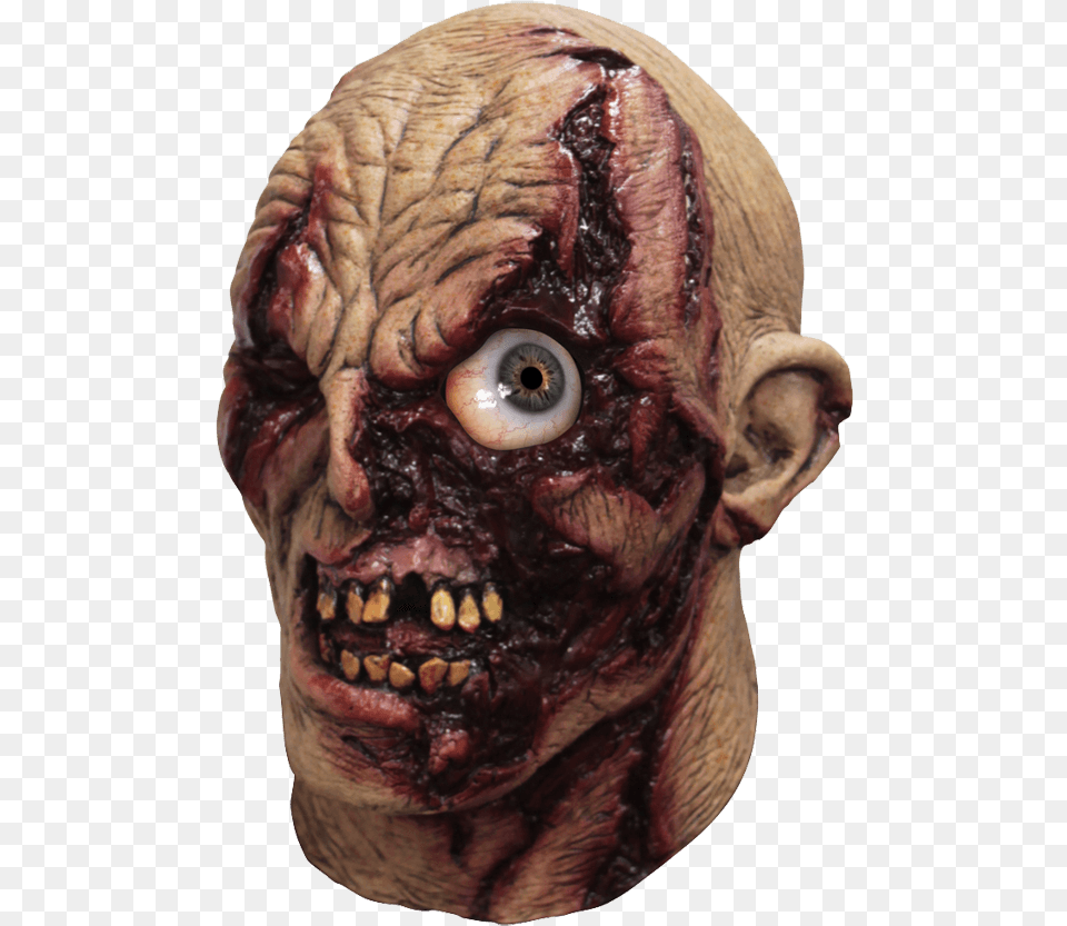 Frantic Eye Zombie Costume Mask Zombie Maske, Person, Alien, Head, Face Free Transparent Png