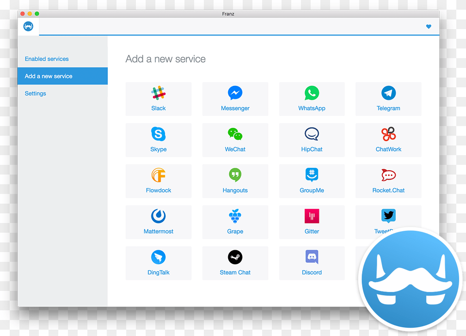 Franz A Message Client For Slack Messaging Services On Internet, File, Electronics Free Png