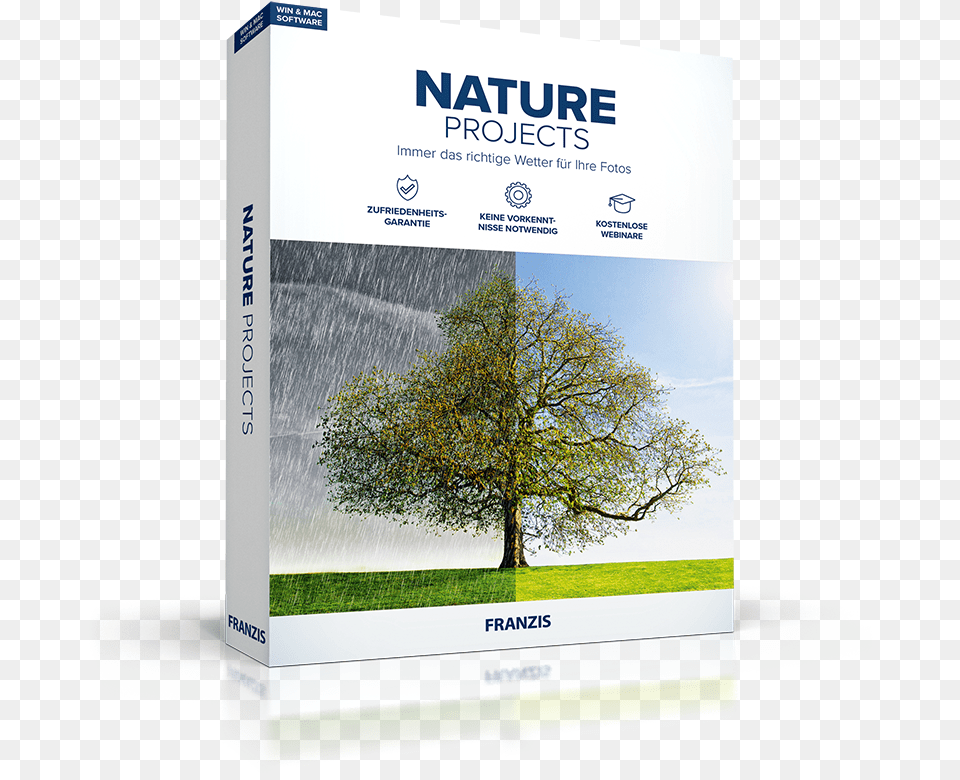 Franzis Nature Projects, Advertisement, Plant, Poster, Tree Free Png Download