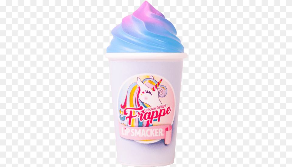 Frappe Cup Lip Balm Lip Smacker Unicorn Lip Balm, Cream, Dessert, Food, Ice Cream Free Png Download