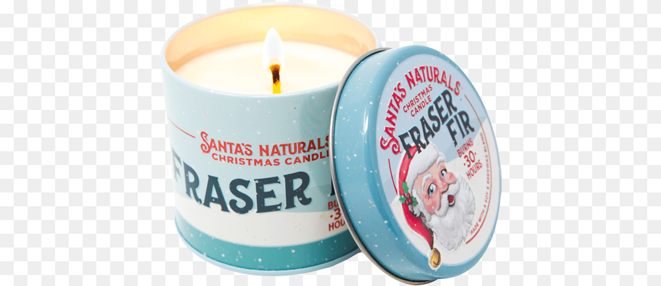 Fraser Fir Christmas Candle Simple Candle, Cup, Birthday Cake, Cake, Cream Free Transparent Png
