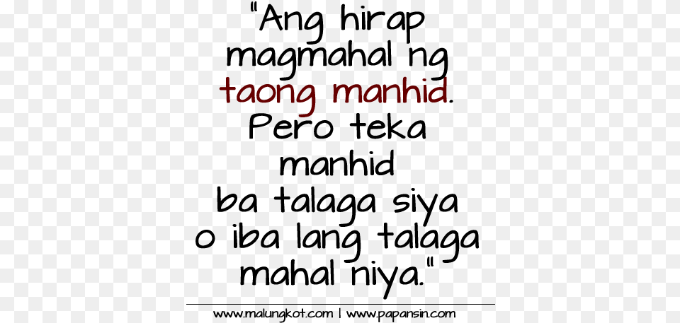 Frases De Corazn Roto Tagalog Quotes, Text Png Image