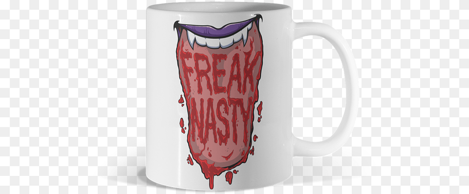 Freak Nasty Vampire Coffee Cup, Beverage, Coffee Cup Free Png