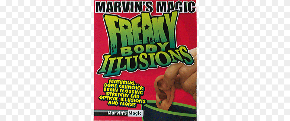 Freaky Body Parts Ear By Marvin39s Magic Freaky Body Illusions Marvins, Advertisement, Poster, Publication Png Image