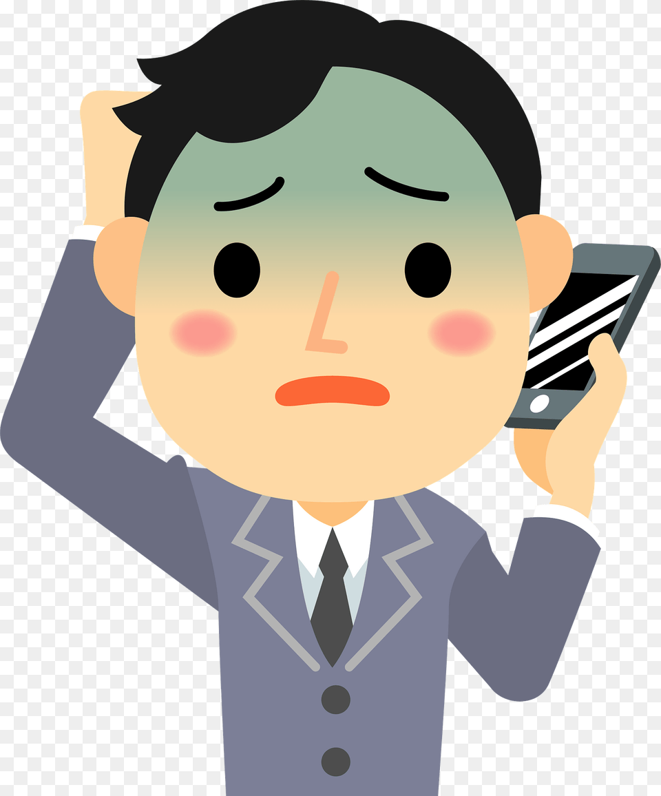 Fred Businessman Is Talking On His Smartphone Clipart, Baby, Person, Formal Wear, Photography Free Png