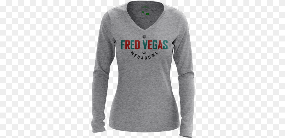 Fred Vegas Everybody Love Everybody Jersey Women Long Sleeve T Shirt Mockup, Clothing, Knitwear, Long Sleeve, Sweater Png Image