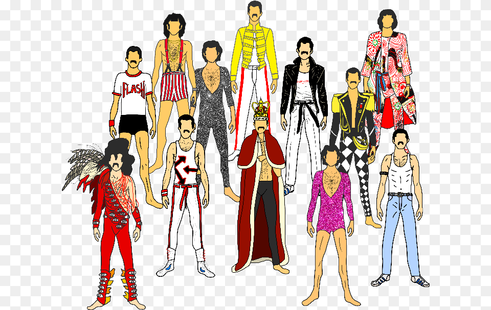 Freddie Mercury Fashion Style, Book, Publication, Comics, Adult Free Transparent Png