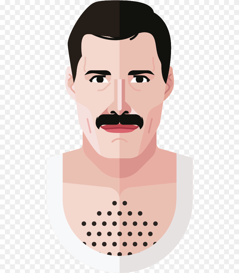 Freddie Mercury Poster Keikogi, Face, Head, Person, Adult Png Image