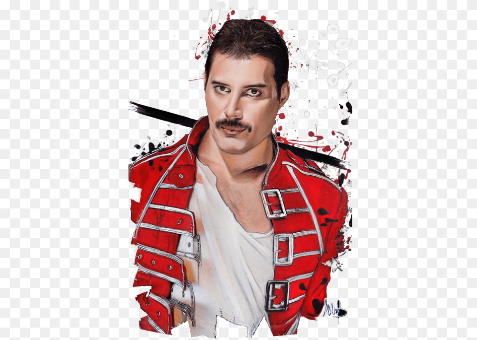 Freddie Mercury Queen Freddie Mercury, Portrait, Photography, Face, Head Free Transparent Png