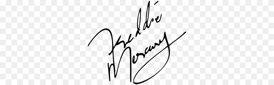 Freddie Mercurys Signature Reflects Dynamism, Handwriting, Text, Bow, Weapon Free Transparent Png