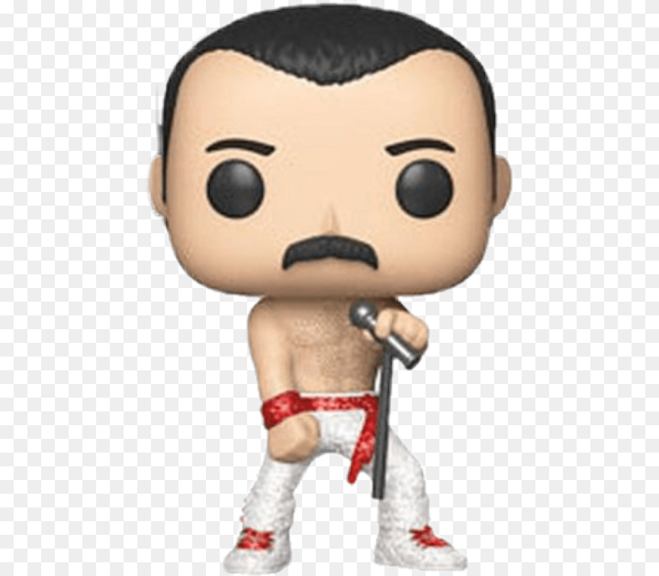 Freddiemercury Pop Funko Sticker By My Killer Queen Freddie Mercury Funko Pop Diamond, Baby, Person, Doll, Toy Png