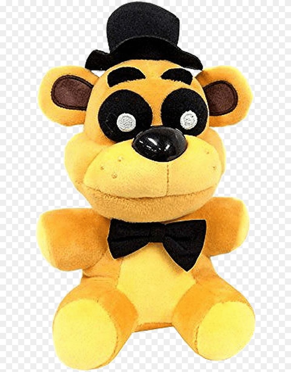 Freddy Bonnie Chica Foxy Plush Transparent Fnaf Golden Freddy Plush Funko, Toy, Clothing, Hat Free Png