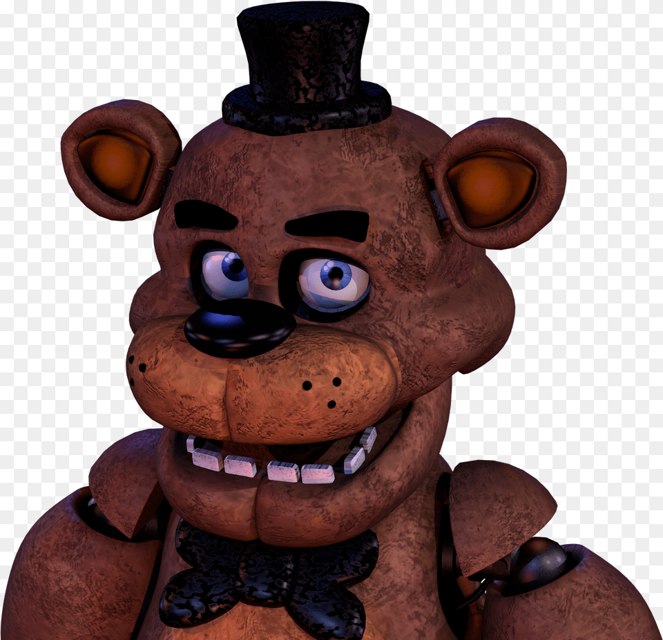 Freddy Fazbear, Cartoon, Nature, Outdoors, Snow Png Image